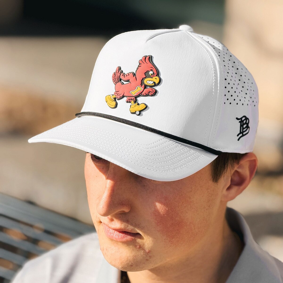 Branded Bills Walking Cy White Adjustable Rope Hat
